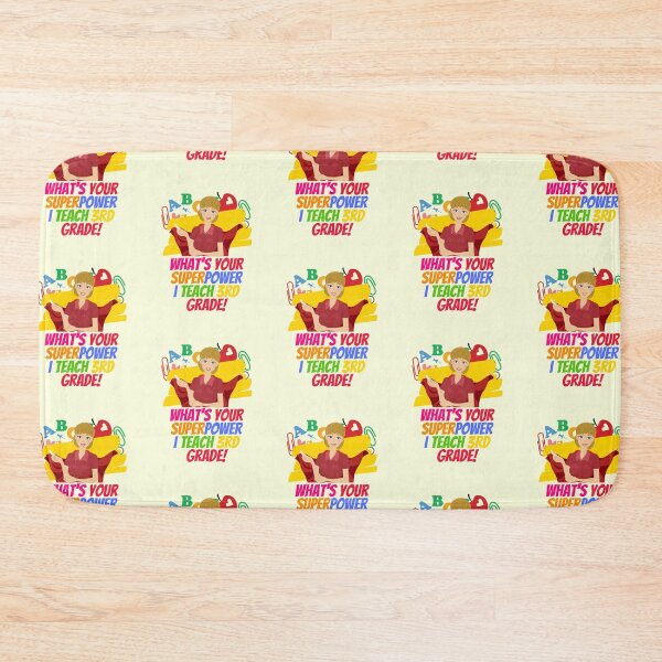 Item preview, superhero Third Grade Teacher Appreciation designed and sold by superteachers.