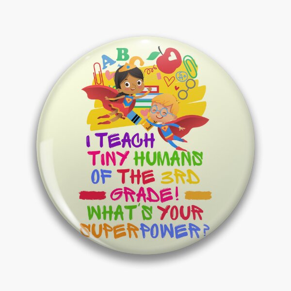 Item preview, Superhero Third Grade Teacher Appreciation designed and sold by superteachers.