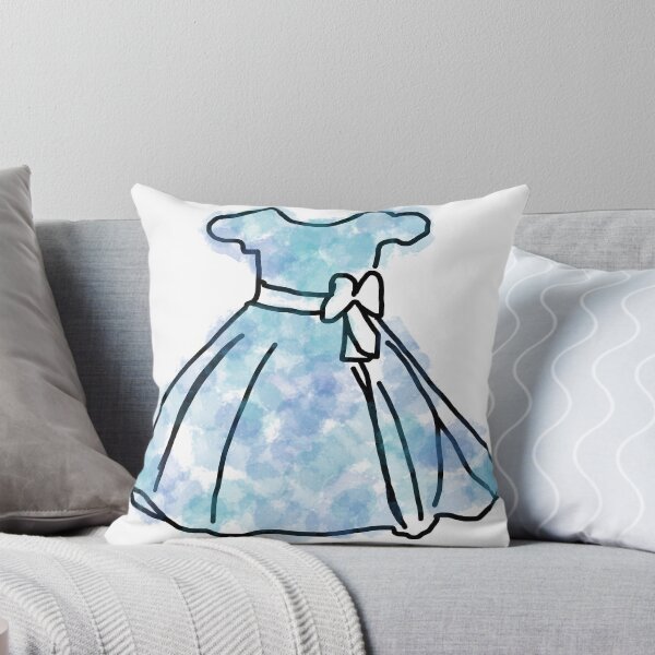 Artikelvorschau, Süßes blaues Aquarellkleid entworfen und verkauft von Alison Pearce.