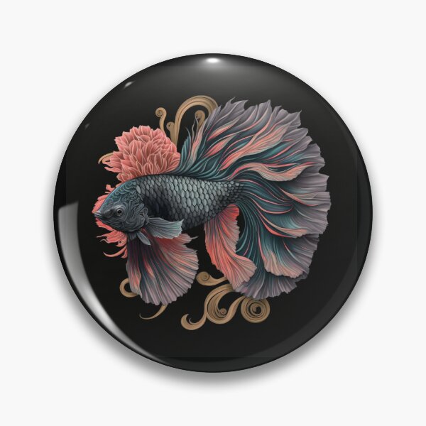 Item preview, Floral Bettafish designed and sold by BloodRubyz.