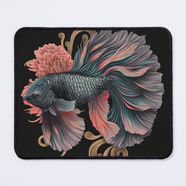 Item preview, Floral Bettafish designed and sold by BloodRubyz.