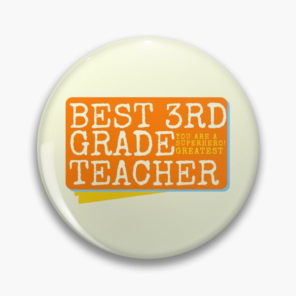 Item preview, Best 3rd Grade Teacher Appreciation designed and sold by superteachers.