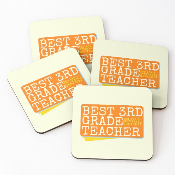 Item preview, Best 3rd Grade Teacher Appreciation designed and sold by superteachers.