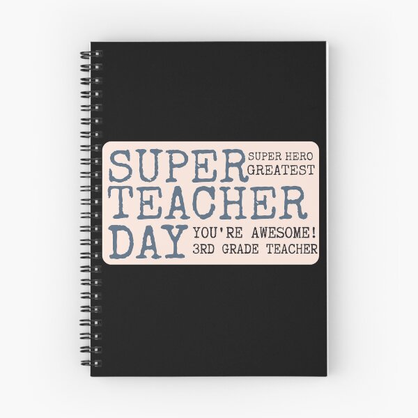 Item preview, 3rd Grade Teacher Appreciation Superhero designed and sold by superteachers.