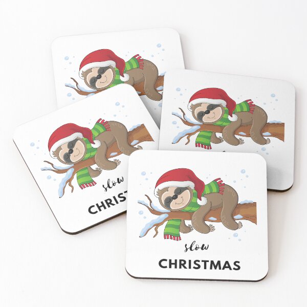 Item preview, Slow Christmas Sloth designed and sold by kocakashop.