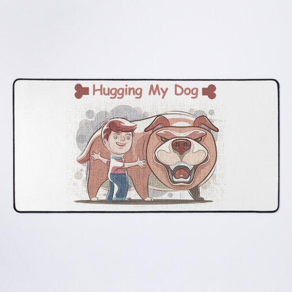 Item preview, Hugging my dog designed and sold by Ali K. Alobaidi.