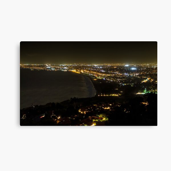South Bay At Night Canvas Print