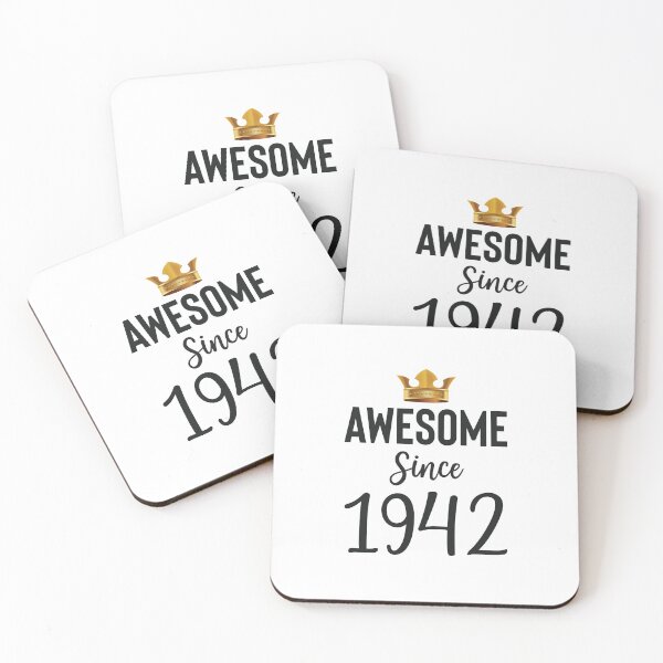 Item preview, Awesome Fabulous since 1942 | 80th birthday Celebration designed and sold by RobbRY.