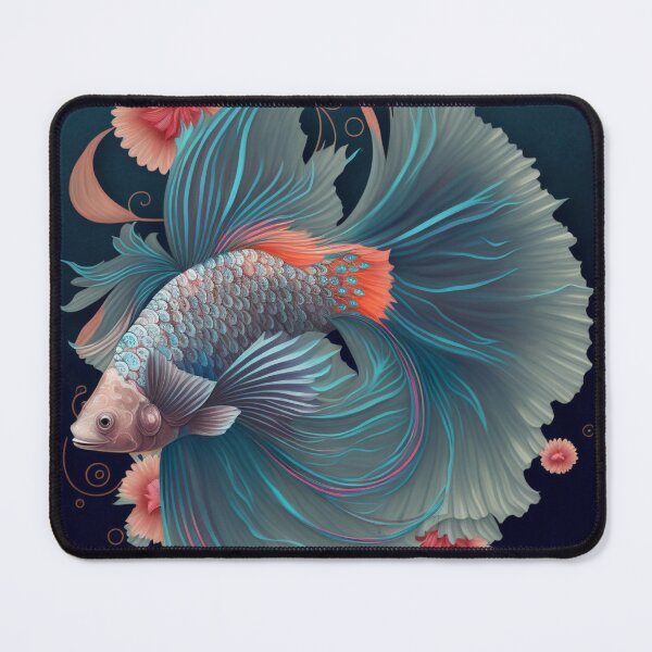 Item preview, Floral Betta fish designed and sold by BloodRubyz.