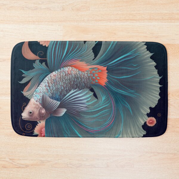 Item preview, Floral Betta fish designed and sold by BloodRubyz.