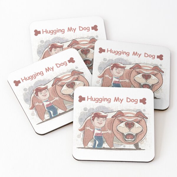 Item preview, Hugging my dog designed and sold by Ali K. Alobaidi.