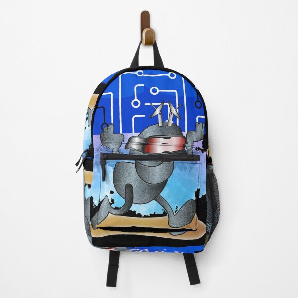 Item preview, Cyborg worker ant carrying a blue microchip designed and sold by WorkerAnts.