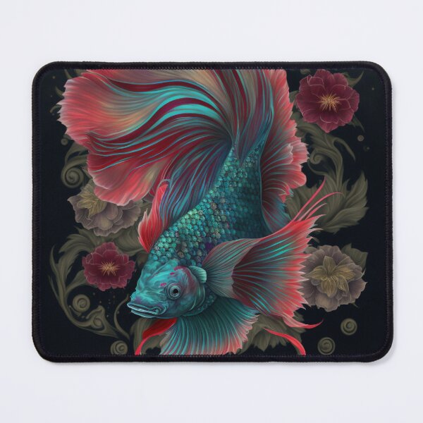 Item preview, Floral Betta fish designed and sold by BloodRubyz.