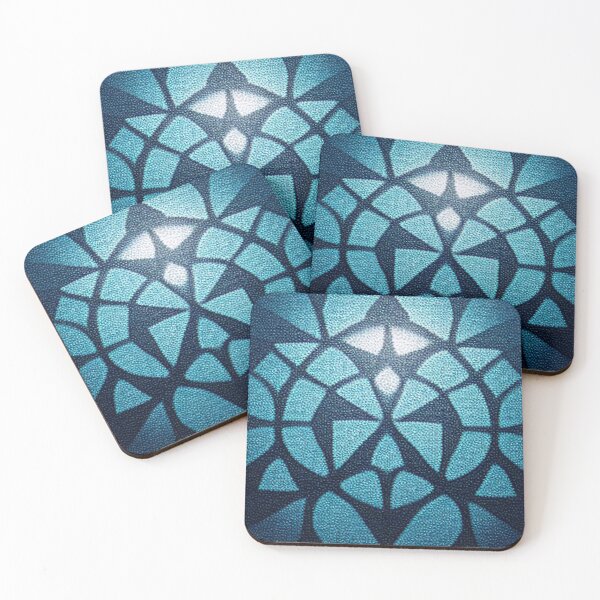 Item preview, blue mosaic of ancient Arab Islamic architecture / piece of art designed and sold by MaissaArt.