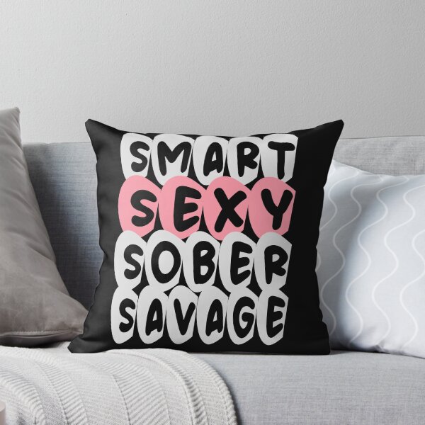 Item preview, SMART SEXY SOBER SAVAGE- sobriety anniversary aa na  designed and sold by hamzablk.
