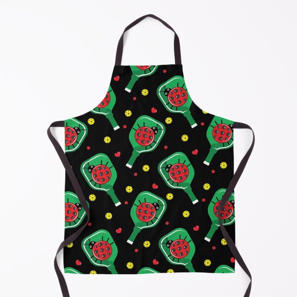 Item preview, Sweet pickleball pattern with cute ladybug - black designed and sold by EvieWoj.