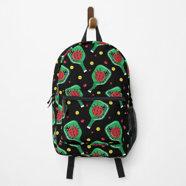 Item preview, Sweet pickleball pattern with cute ladybug - black designed and sold by EvieWoj.