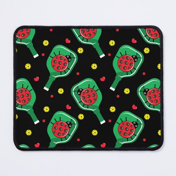 Item preview, Sweet pickleball pattern with cute ladybug  - black designed and sold by EvieWoj.