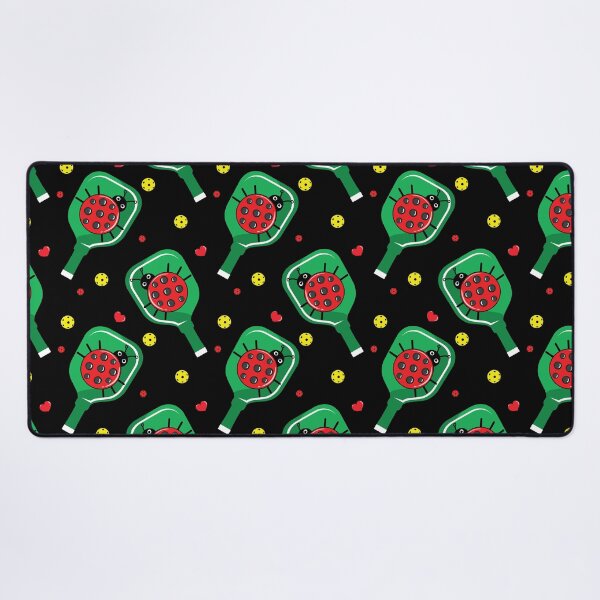 Item preview, Sweet pickleball pattern with cute ladybug - black designed and sold by EvieWoj.