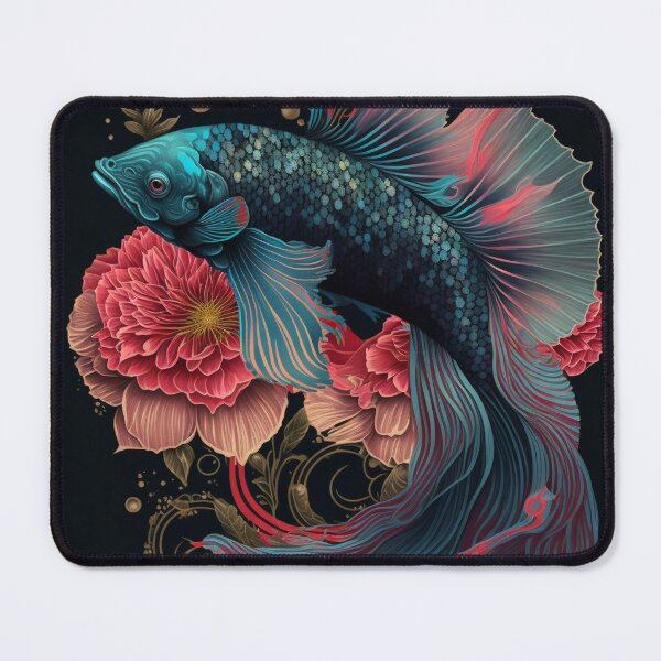 Item preview, Floral Betta fish designed and sold by BloodRubyz.