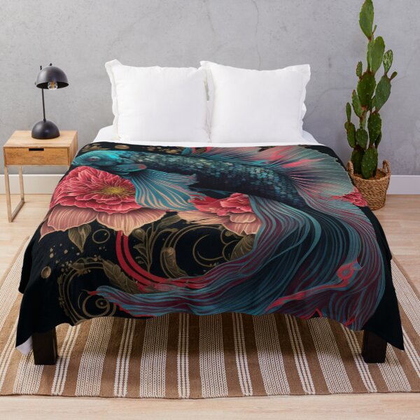 Item preview, Floral Betta fish designed and sold by BloodRubyz.
