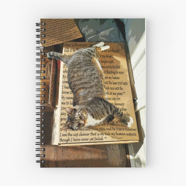 Item preview, gato literario designed and sold by MGSpear.