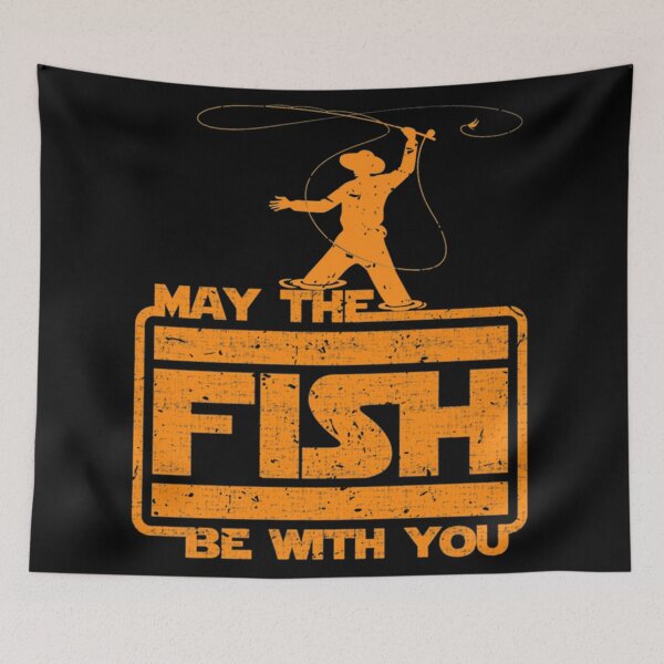 Item preview, May The Fish Be With You Funny Fishing  designed and sold by MaynardOwens.