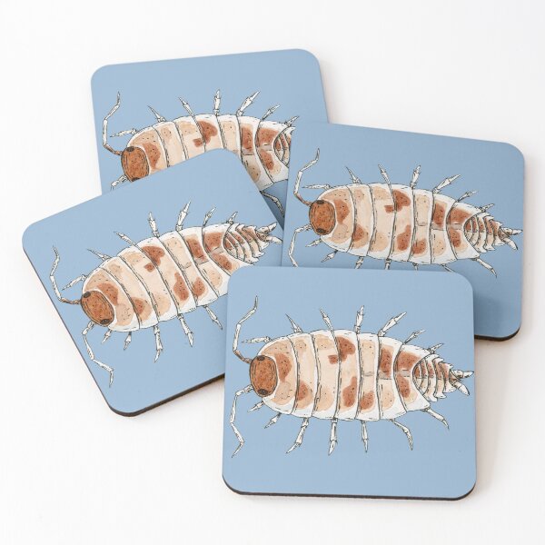 Item preview, Porcellionides pruinosus "Orange Cream" Isopod designed and sold by paintedpansy.