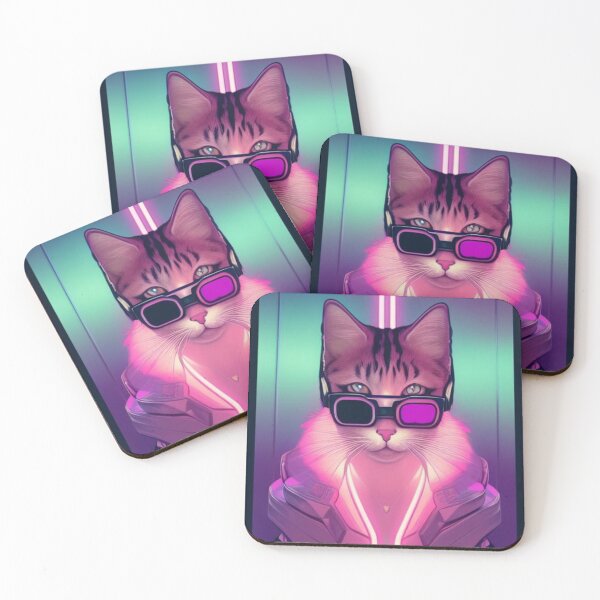 Item preview, Kitty Visits Blade Runner  designed and sold by ladymia20.