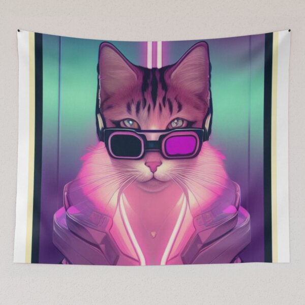 Item preview, Kitty Visits Blade Runner  designed and sold by ladymia20.