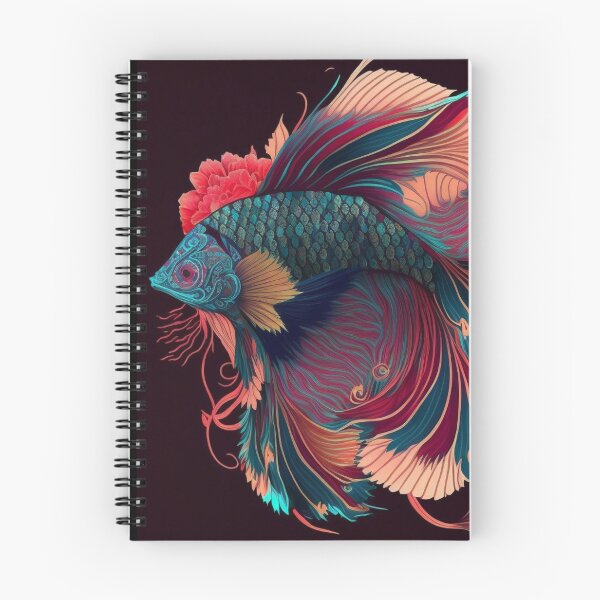 Item preview, Floral Betta fish designed and sold by BloodRubyz.