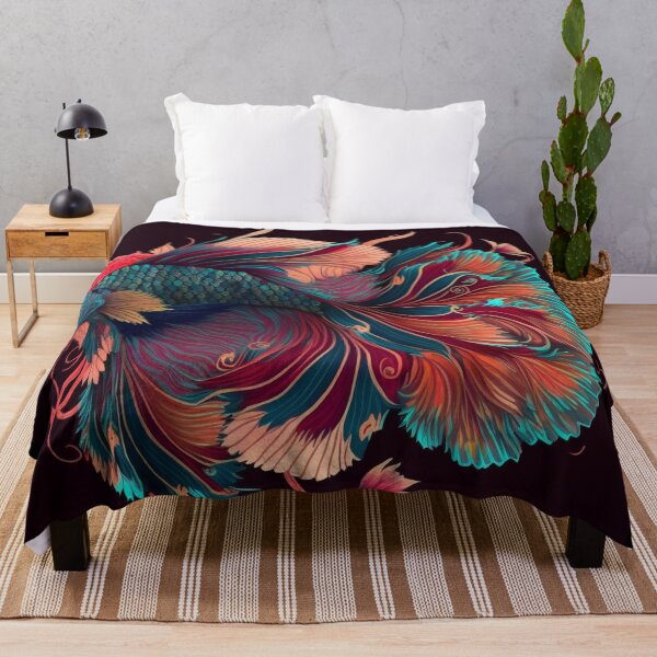 Item preview, Floral Betta fish designed and sold by BloodRubyz.