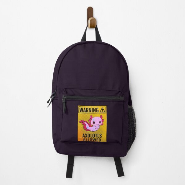 Item preview, Warning Axolotls Allowed designed and sold by lazarosdesign.