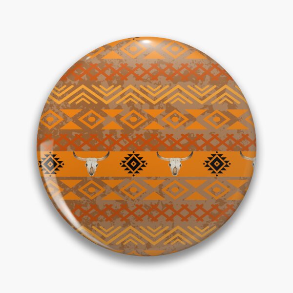 Item preview, Western Tribal With Cow Sculls designed and sold by handsoftime2020.