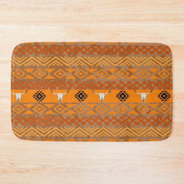 Item preview, Western Tribal With Cow Sculls designed and sold by handsoftime2020.
