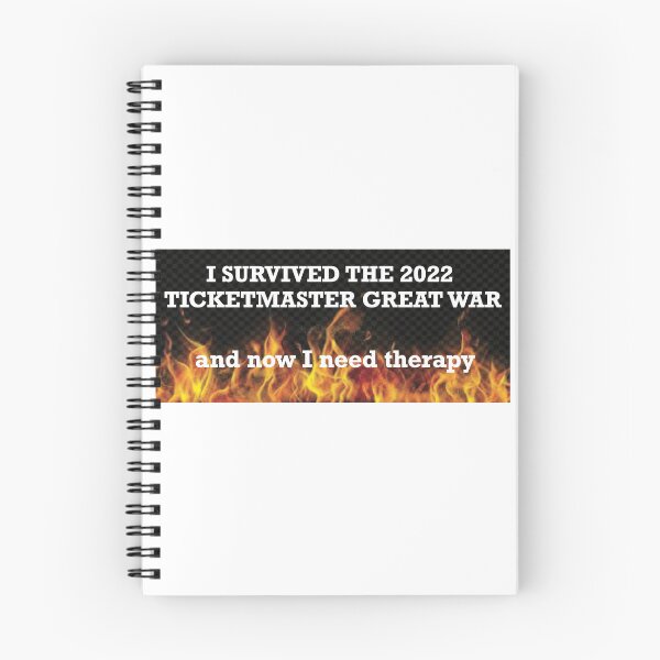 Item preview, I Survived the 2022 Ticketmaster Great War designed and sold by Lauren Kenney.