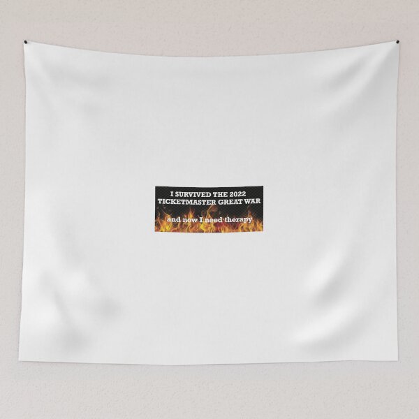Item preview, I Survived the 2022 Ticketmaster Great War designed and sold by Lauren Kenney.