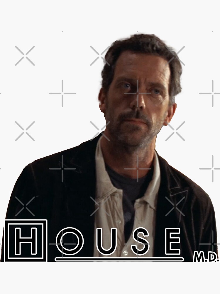 "House MD" Sticker for Sale by LankySimmons Redbubble