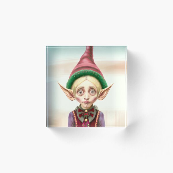 Item preview, Elfo preocupado con ojos grandes designed and sold by Jasson.