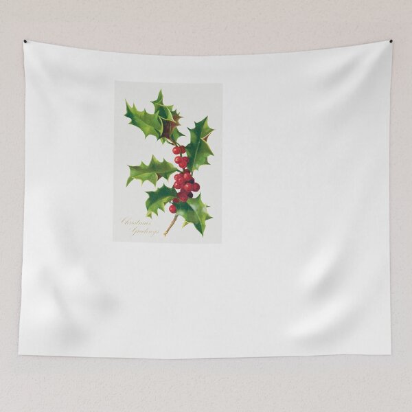Item preview, Holly And Seasons Greetings designed and sold by Oldetimemercan.