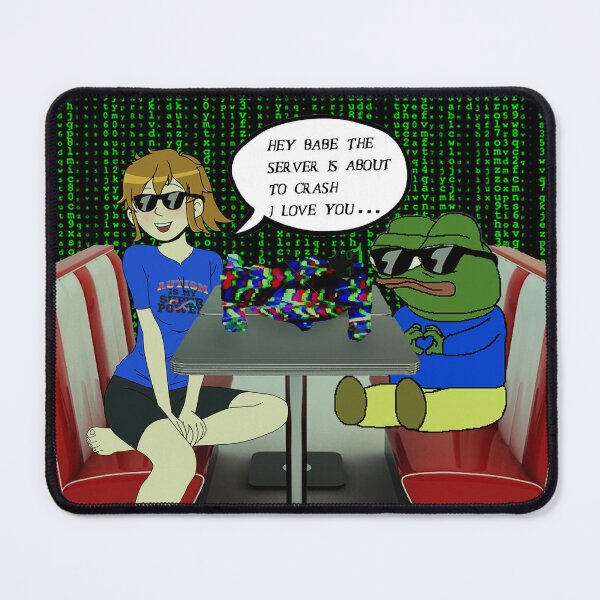 Item preview, "Hey babe the server is about to crash"  designed and sold by Ashbie  Moon.