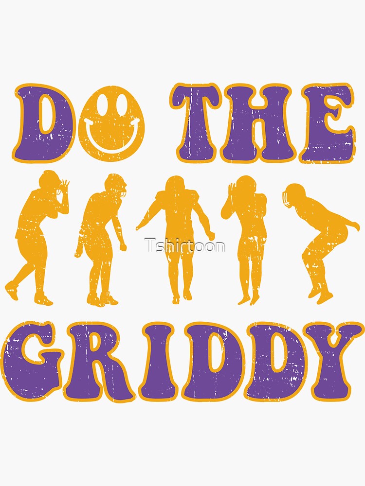 "Do The Griddy Griddy Dance Football" Sticker for Sale by Tshirtoon