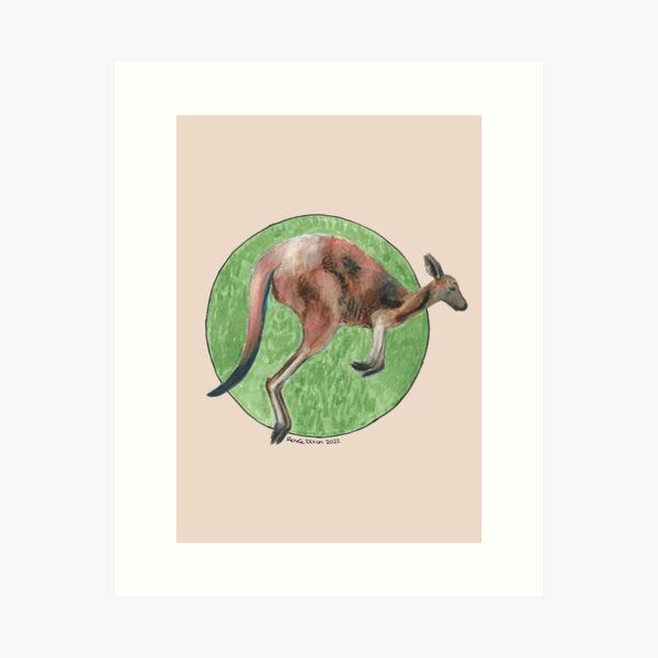 Item preview, Kangaroo designed and sold by ReneeDixonArt.