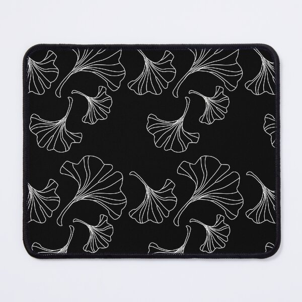 Item preview, Youthful design with black background and white flower petals .  designed and sold by bayanabufadda.