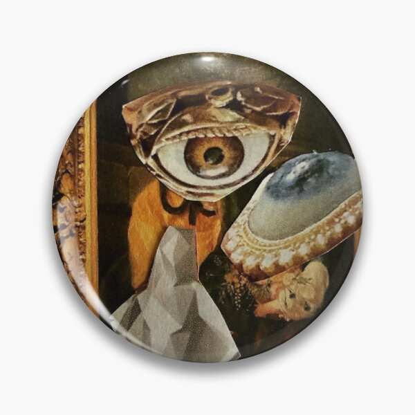 Item preview, Daliesque Portrait feat. Schiaparelli eyes designed and sold by MonsoonartsbyM.