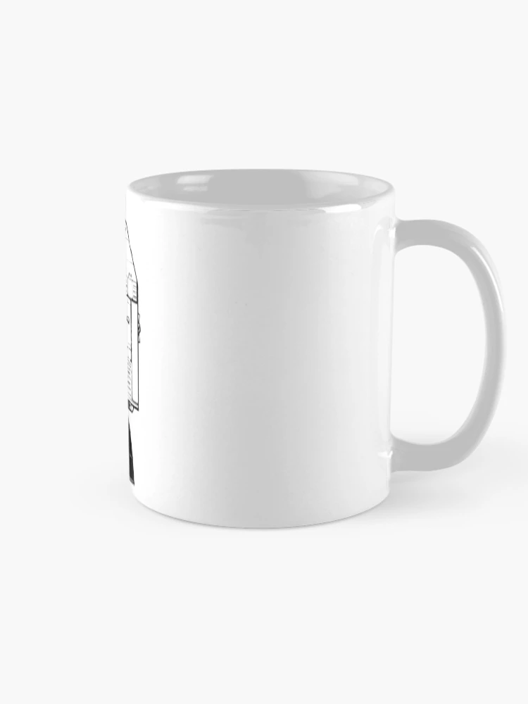 Aperçu 3 sur 6. Mug à café avec l'œuvre Apollo Command Service Module créée et vendue par Adrianna Allen.
