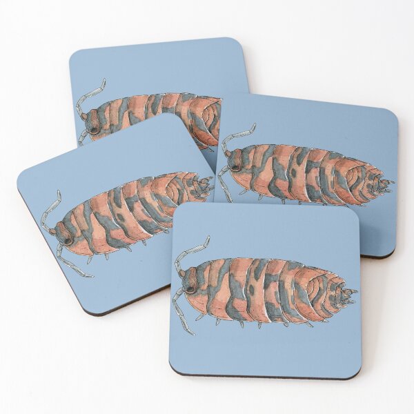 Item preview, Porcellio scaber "Lava" Isopod designed and sold by paintedpansy.