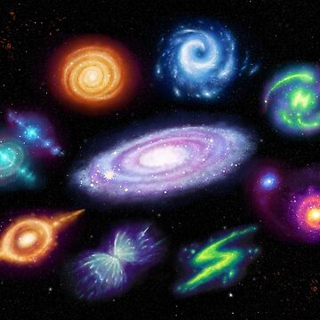 Artwork thumbnail, Galaxy Pattern by Brittany Penn