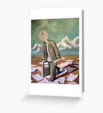 The paper trail Greeting Card