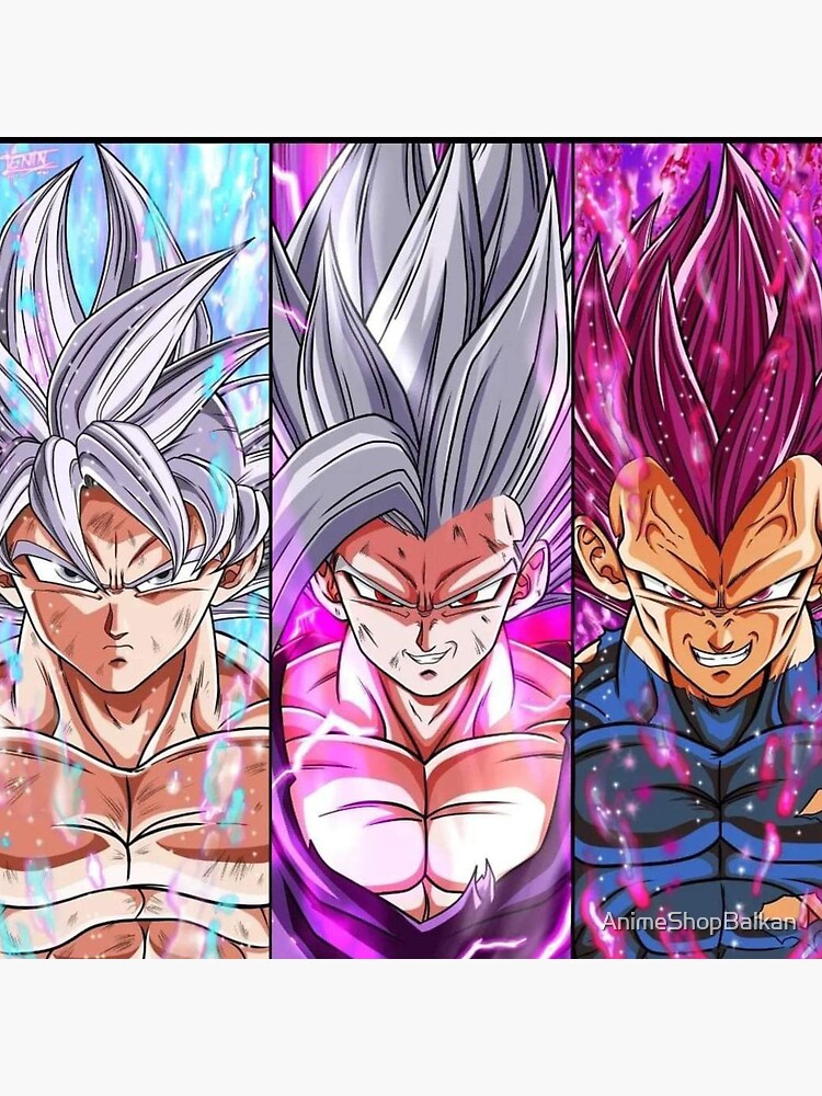 Dragon Ball Son Goku Ultra Instinct illustration, Goku Vegeta